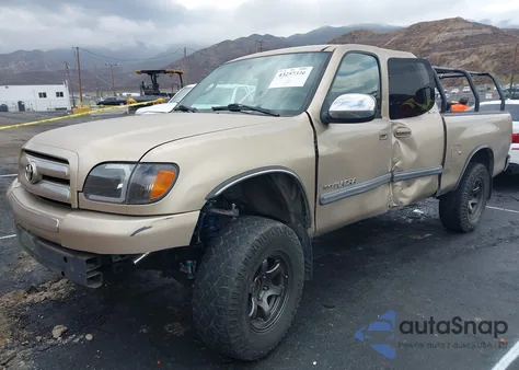 2004 Toyota Tundra Sr5 V8 из США, поврежденный, VIN 5TBRT34184S445827